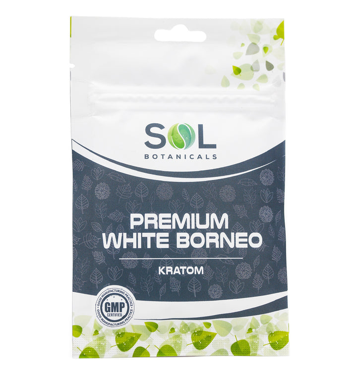 1oz of premium white borneo kratom powder